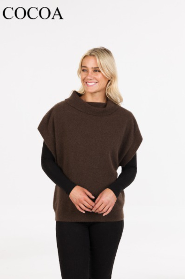 Native World Merino Possum Cowl Neck Tunic image 2